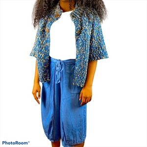 Liz Claiborne Cardigan Knit Sweater Multicolor